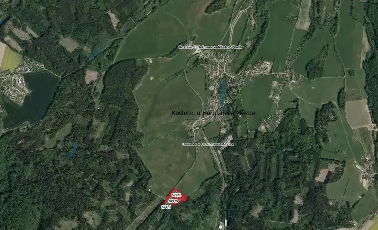 Prodej pole, Kostelec u Heřmanova Městce, 18996 m2