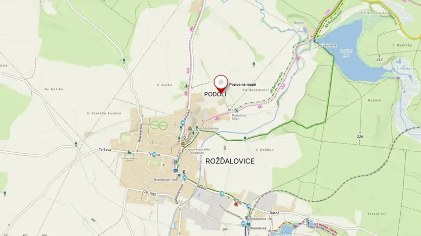 Prodej zahrady, Rožďalovice, 10761 m2