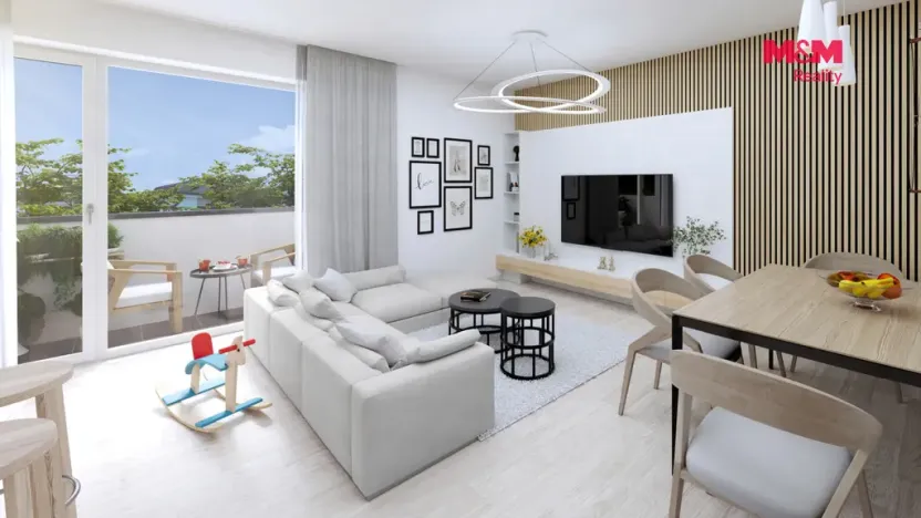 Prodej bytu 2+kk, Čestice, 44 m2