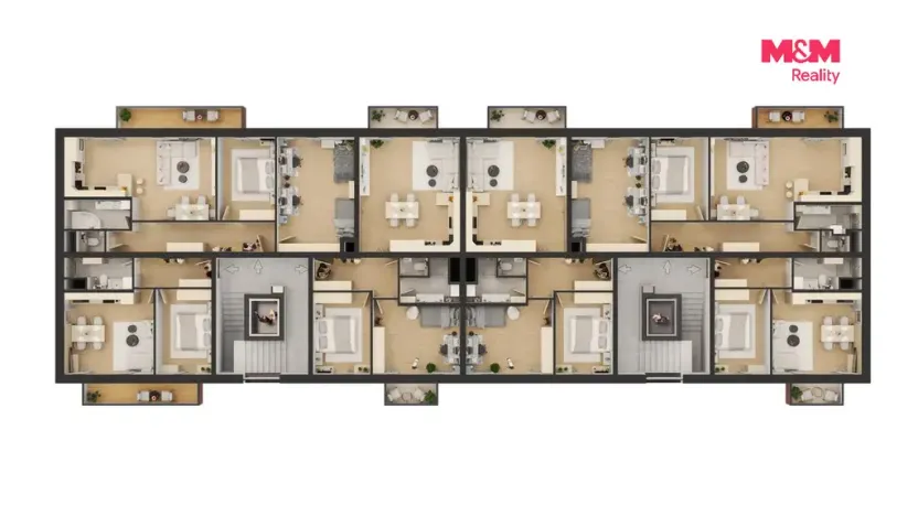Prodej bytu 2+kk, Čestice, 44 m2