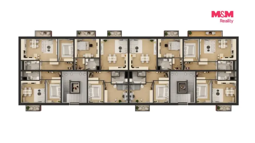Prodej bytu 3+kk, Čestice, 75 m2