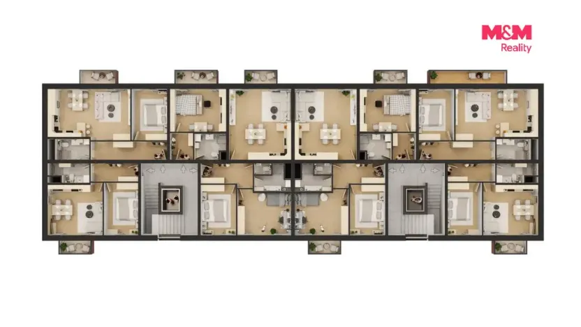 Prodej bytu 2+kk, Čestice, 44 m2