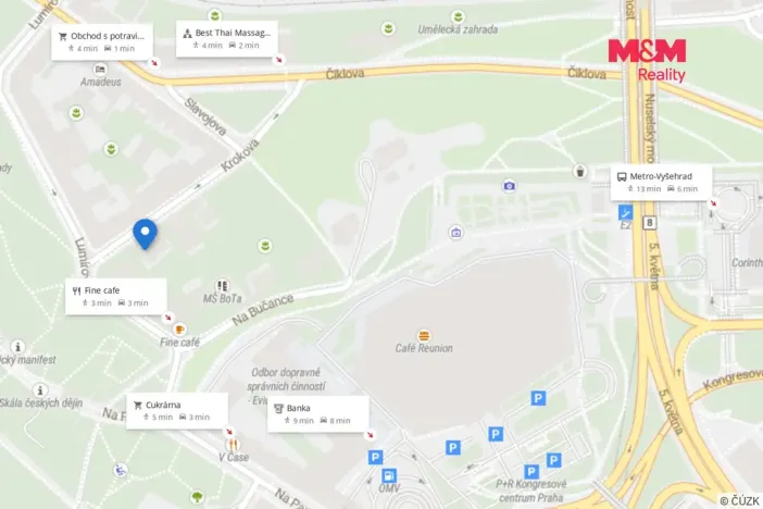 Prodej bytu 1+kk, Praha - Nusle, Krokova, 17 m2