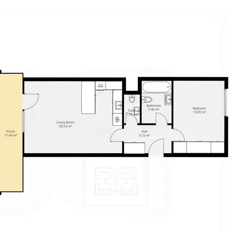 Prodej bytu 2+kk, Kladno, Benediktínská, 61 m2