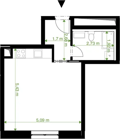 Prodej bytu 1+kk, Rychnov nad Kněžnou, Javornická, 36 m2