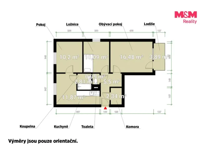 Prodej bytu 3+1, Holýšov, Pod Makovým vrchem, 67 m2