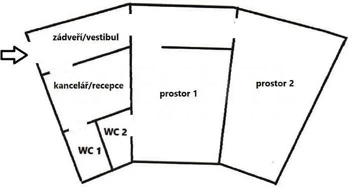 Prodej obchodního prostoru, Cheb - Háje, 70 m2