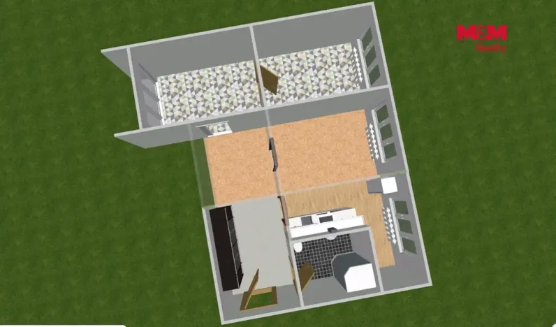 Pronájem bytu 3+1, Vimperk - Vimperk II, Mírová, 73 m2