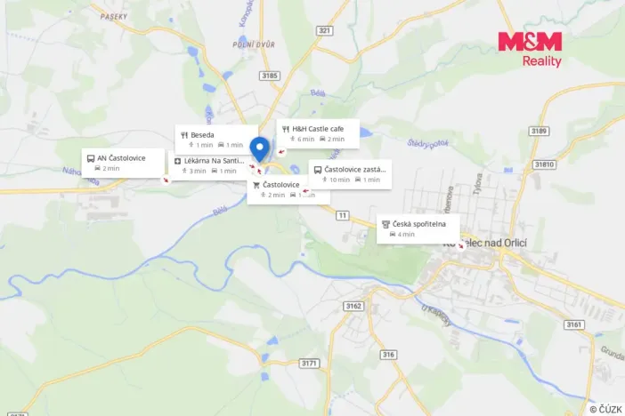 Prodej obchodního prostoru, Častolovice, Komenského, 154 m2