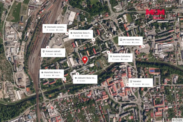 Pronájem bytu 3+1, Valašské Meziříčí, Křižná, 94 m2