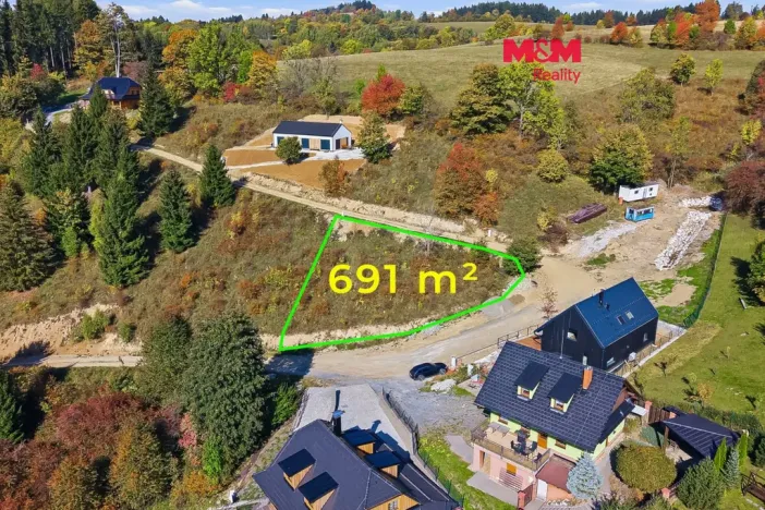 Prodej pozemku pro bydlení, Branná, 691 m2