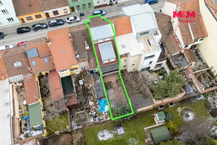 Prodej rodinného domu, Brno - Husovice, Elgartova, 184 m2
