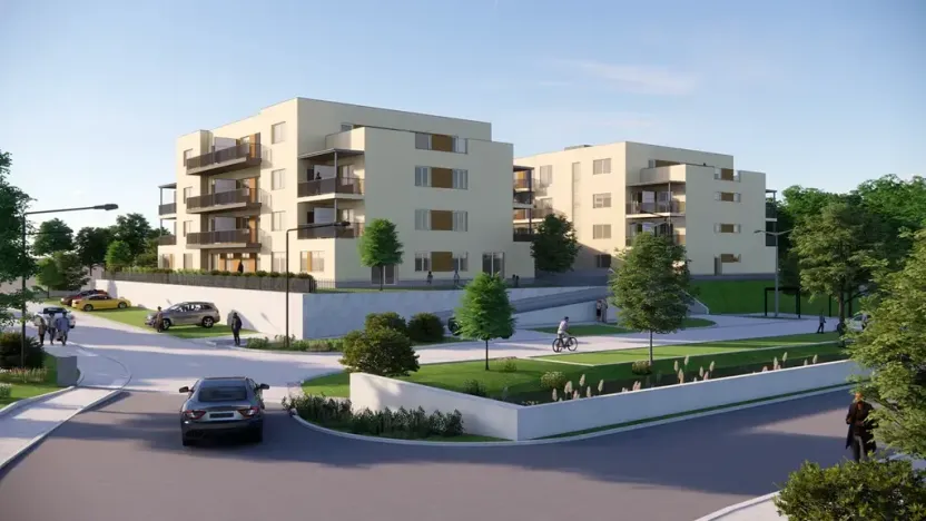 Pronájem bytu 2+kk, Slavkov u Brna, Nerudova, 44 m2