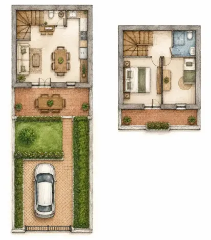 Prodej domu, Viddalba, Sardinie, Itálie, 49 m2