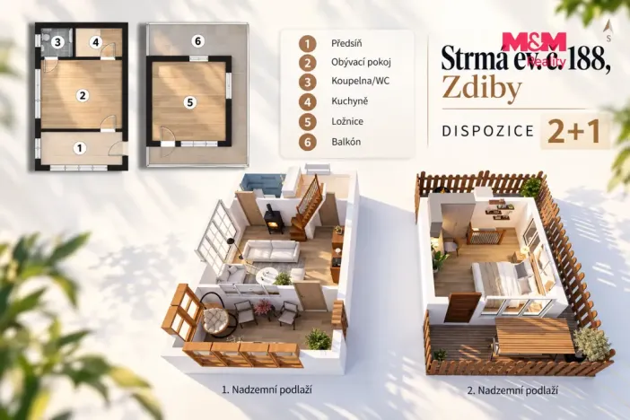 Prodej chaty, Zdiby - Přemyšlení, Strmá, 55 m2