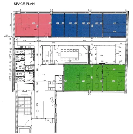Pronájem kanceláře, Praha - Holešovice, Dělnická, 440 m2