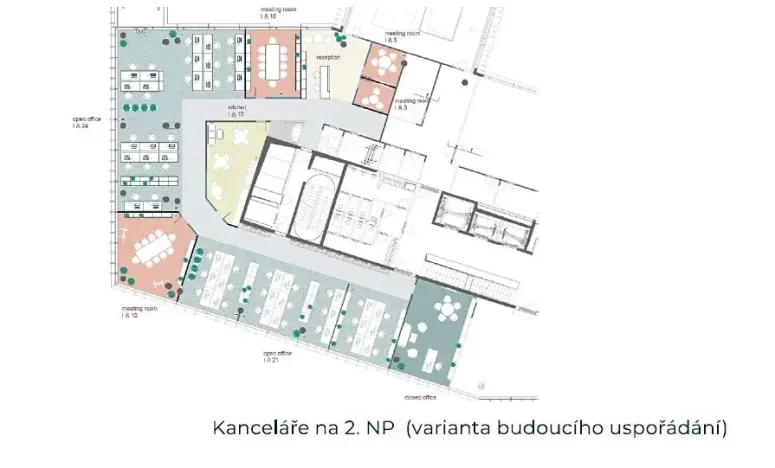 Pronájem kanceláře, Praha - Holešovice, Plynární, 648 m2