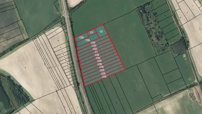Prodej podílu pole, Štětí, 10440 m2