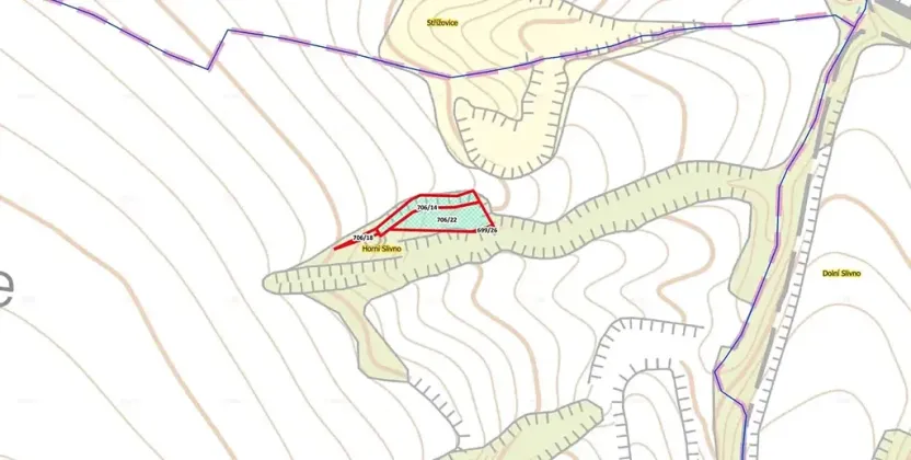 Prodej louky, Horní Slivno, 1353 m2