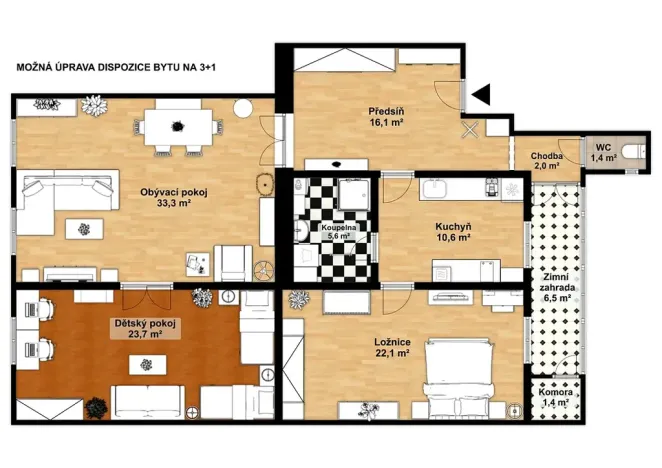 Prodej bytu 3+1, Praha - Nové Město, Dlážděná, 122 m2