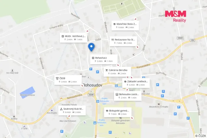 Pronájem bytu 1+1, Krupka - Bohosudov, Horní, 45 m2