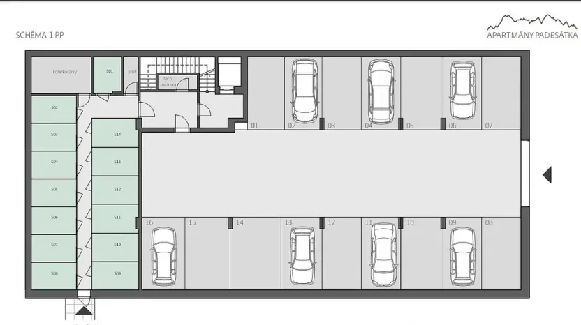 Prodej bytu 2+kk, Bedřichov, 57 m2