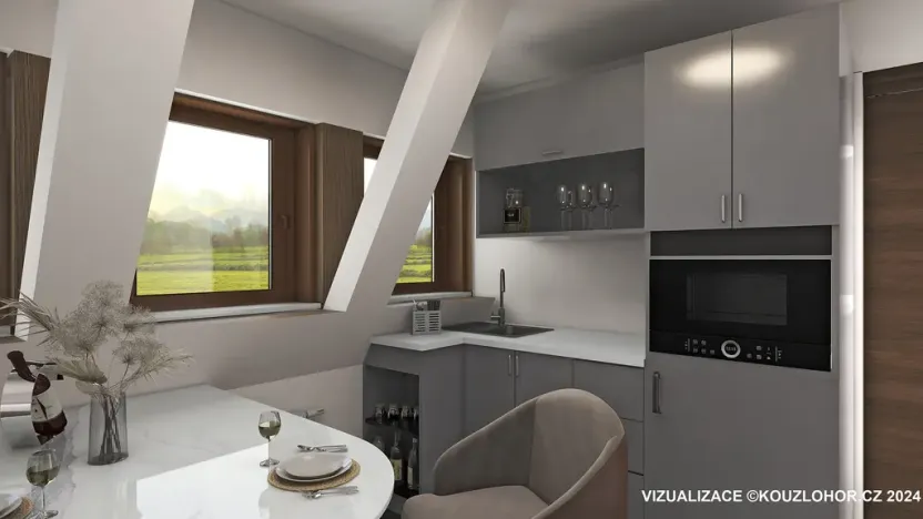 Prodej bytu 1+kk, Janov nad Nisou - Hrabětice, 24 m2