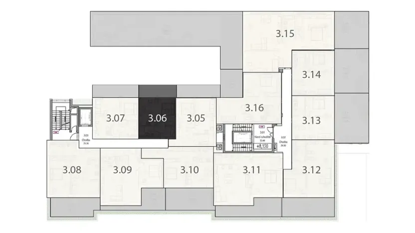 Prodej bytu 2+kk, Luhačovice, Zatloukalova, 42 m2