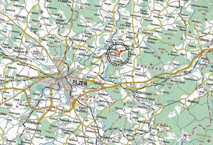 Prodej pole, Bušovice, 57153 m2