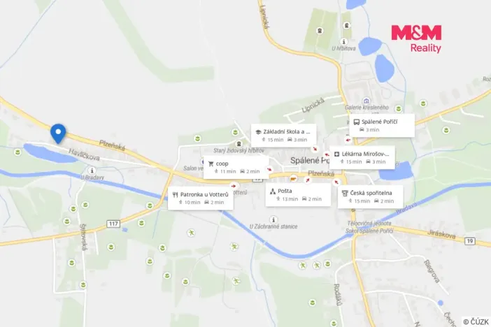 Prodej rodinného domu, Spálené Poříčí, Havlíčkova, 60 m2