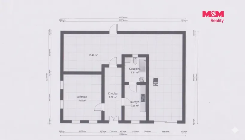 Prodej rodinného domu, Verměřovice, 96 m2