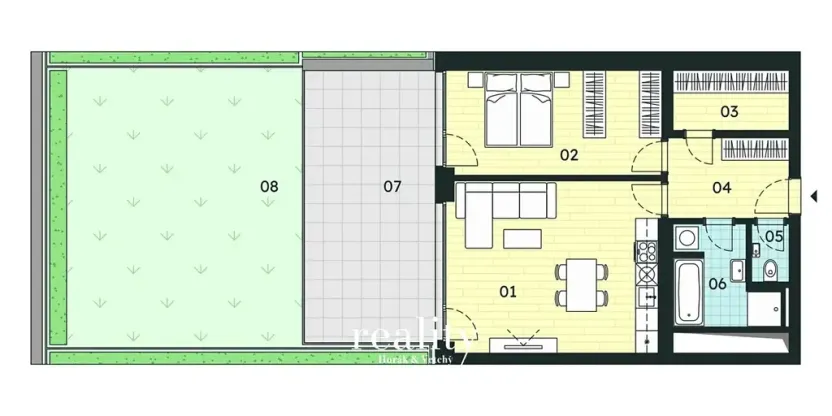 Prodej bytu 2+kk, Znojmo, 61 m2