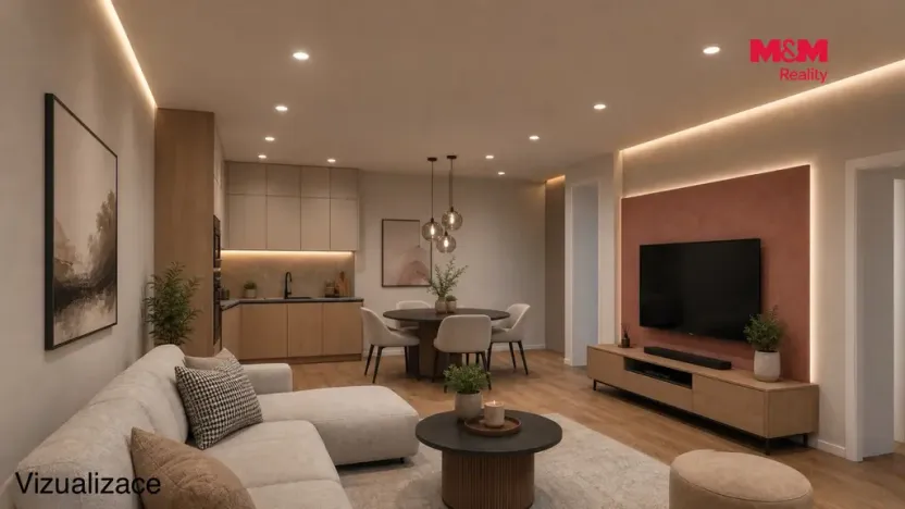 Prodej bytu 2+kk, Praha - Lochkov, K celinám, 54 m2