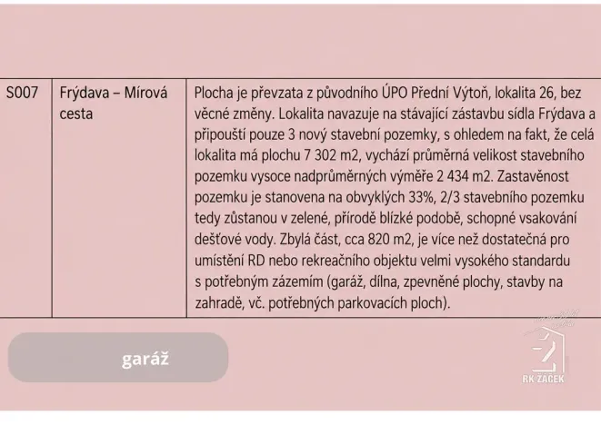 Prodej pozemku, Přední Výtoň, Frýdava, 2152 m2