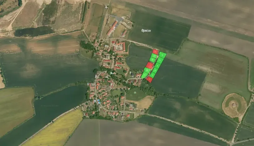 Prodej pozemku pro bydlení, Újezdec, 912 m2