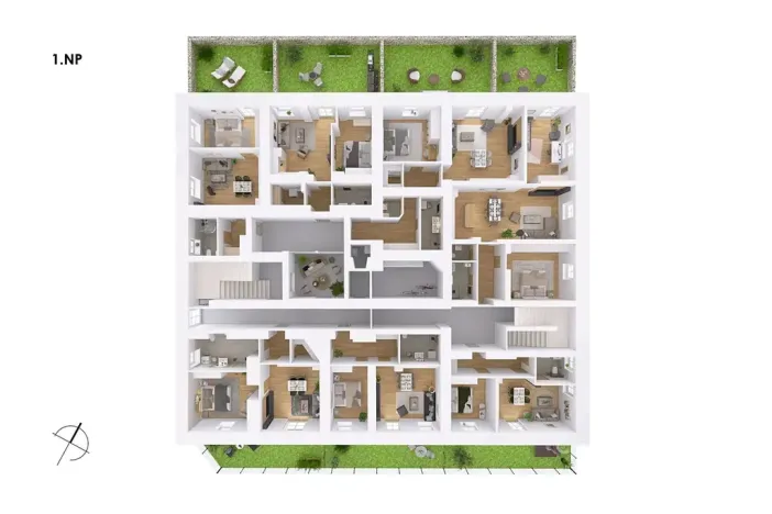 Prodej bytu 2+kk, Postupice, Blanická, 49 m2