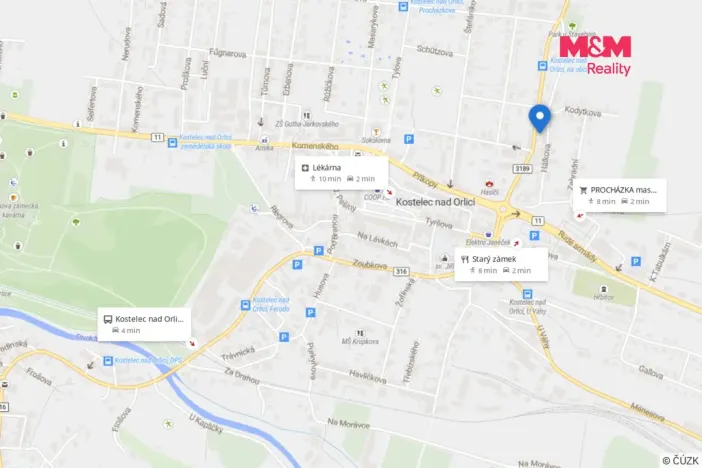 Pronájem bytu 2+kk, Kostelec nad Orlicí, Pelclova, 65 m2