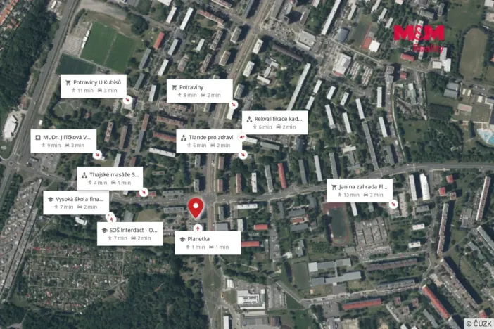 Prodej bytu 2+1, Most, Jaroslava Vrchlického, 52 m2