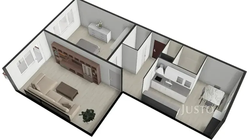 Prodej bytu 2+1, Písek, Harantova, 63 m2