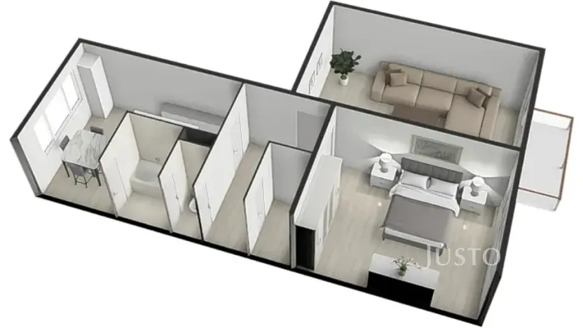 Prodej bytu 2+1, Písek, Harantova, 63 m2
