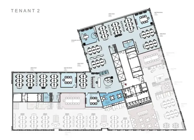 Pronájem kanceláře, Praha - Smíchov, Plzeňská, 1000 m2