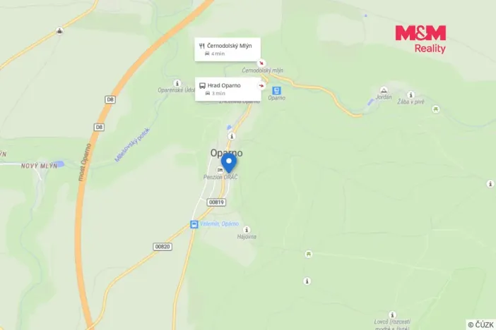 Prodej bytu 3+kk, Velemín - Oparno, 43 m2