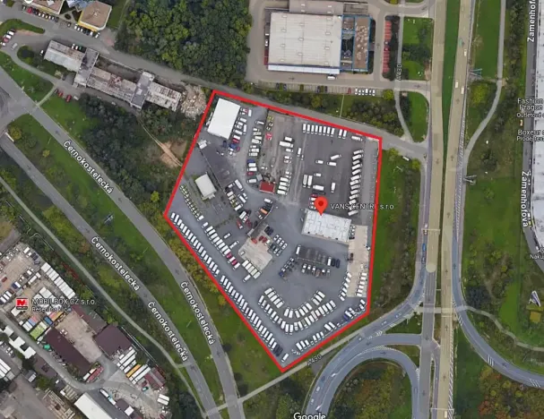 Pronájem komerčního pozemku, Praha - Štěrboholy, Průmyslová, 5000 m2