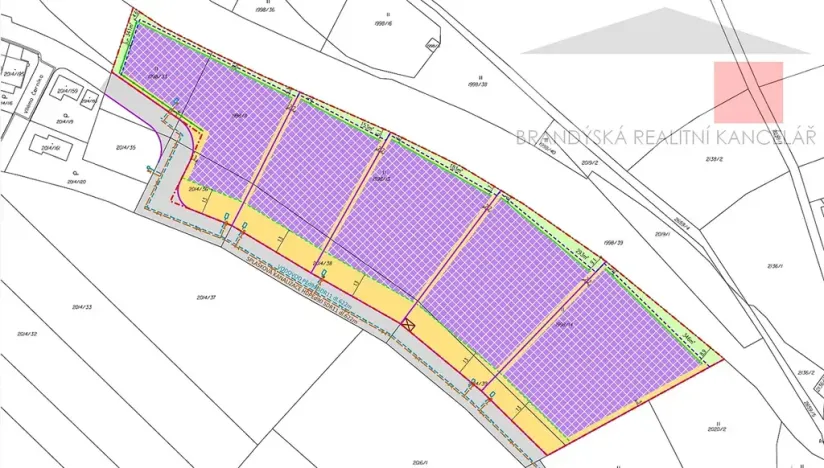 Prodej komerčního pozemku, Brandýs nad Labem-Stará Boleslav, Generála Lišky, 3754 m2