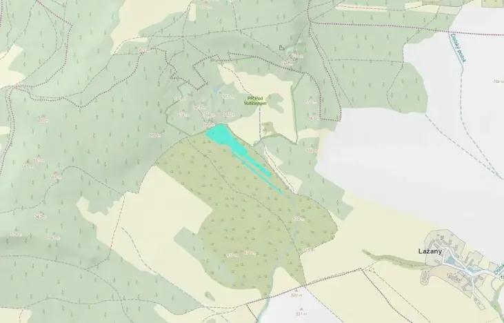 Dražba pozemku, Černošín, 17271 m2