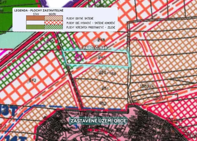 Prodej pozemku pro bydlení, Dolní Třebonín, 3318 m2