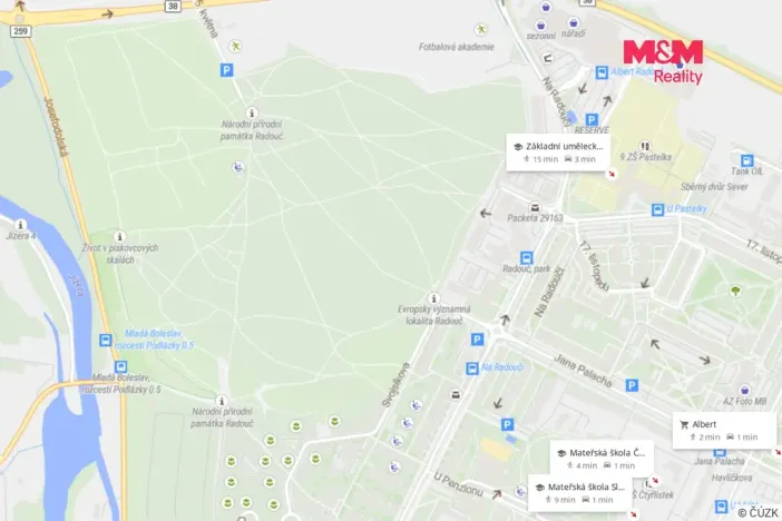 Prodej bytu 2+kk, Mladá Boleslav, Jana Palacha, 42 m2