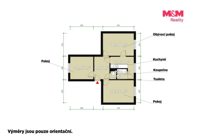 Pronájem bytu 3+1, Přimda, Nová, 64 m2