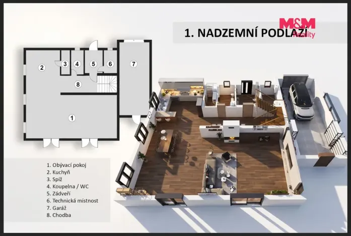 Prodej rodinného domu, Hradečno, 305 m2