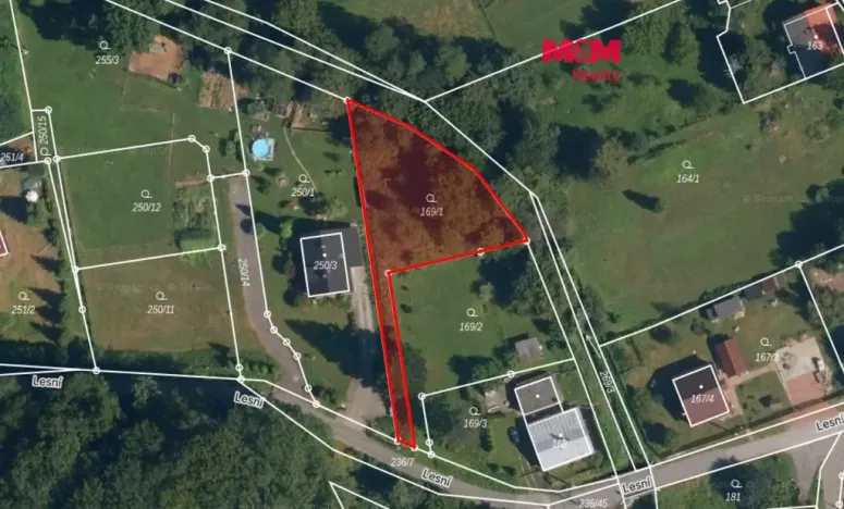 Prodej pozemku pro bydlení, Chotěbuz, Lesní, 988 m2